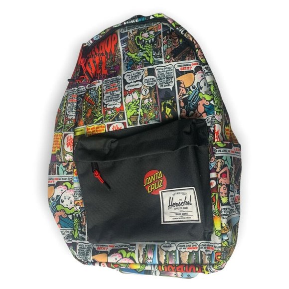 Herschel Supply Porkchop Hill Santa Cruz Classic XL Backpack Laptop 15" Comic - Picture 1 of 9